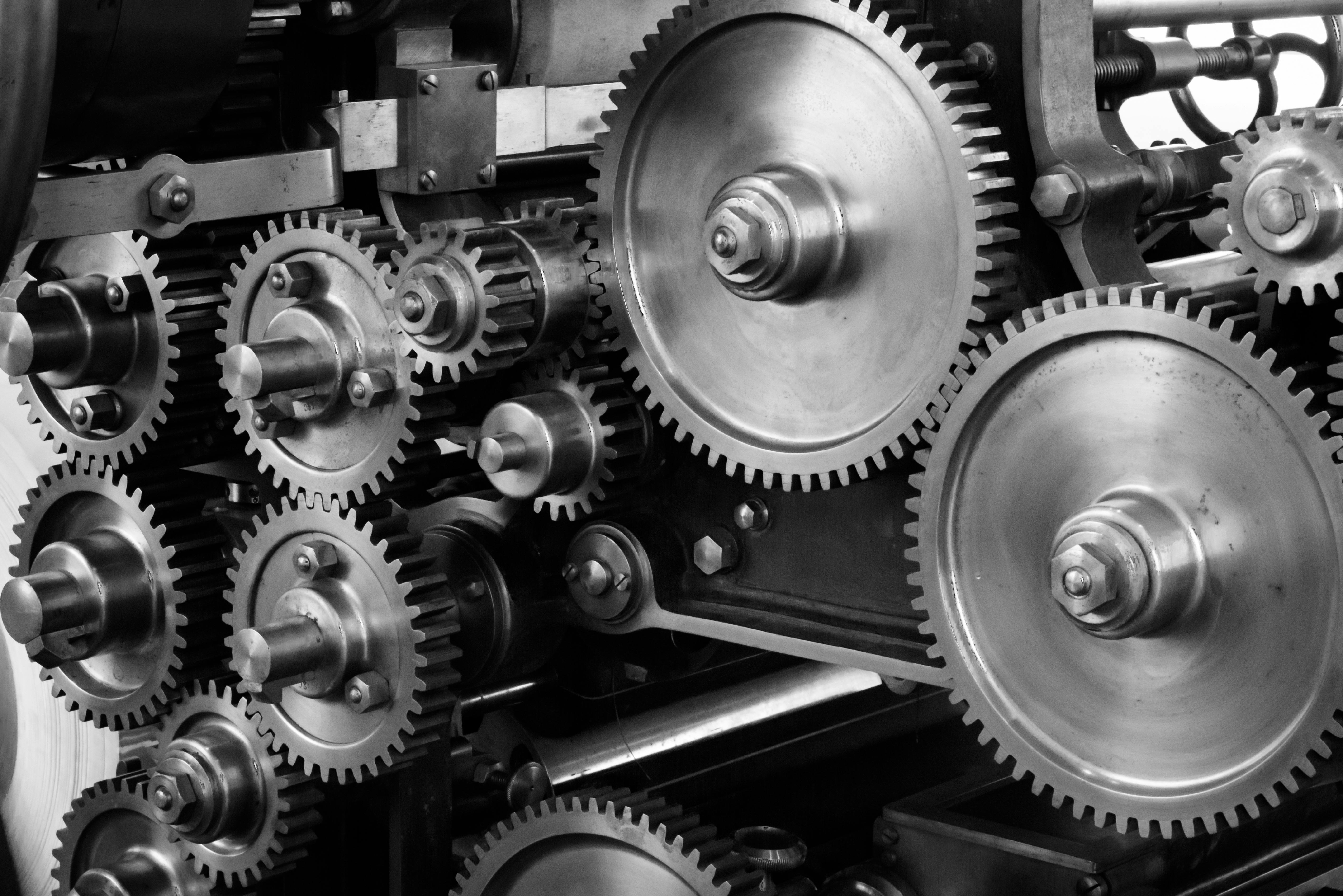 Industrial automation — precision gears