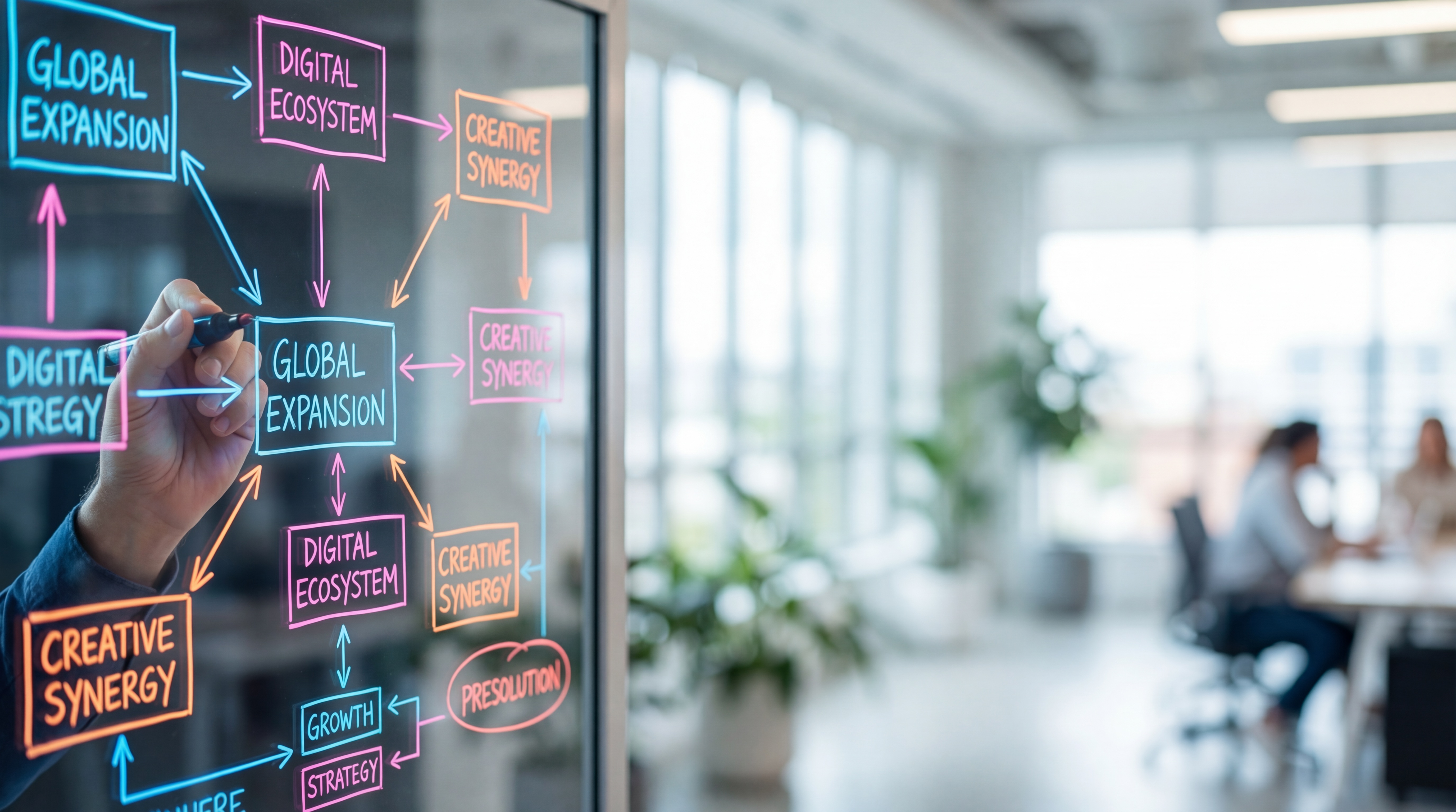 Business workflow and automation flowchart